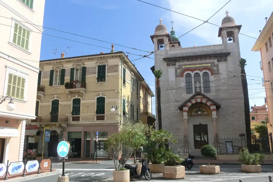 La carte Église de l'Immaculée-Conception de Bordighera