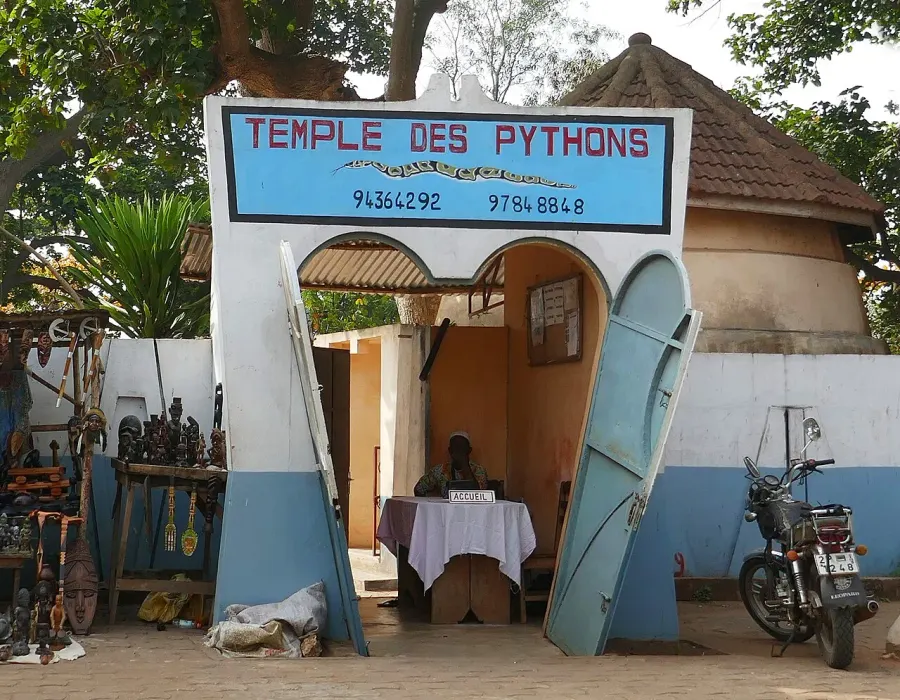 La carte Temple des Pythons