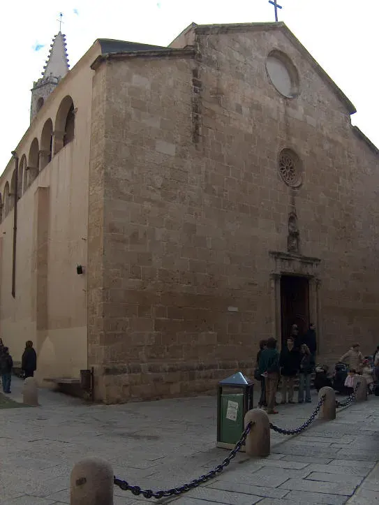 La carte Église Saint-François d'Alghero