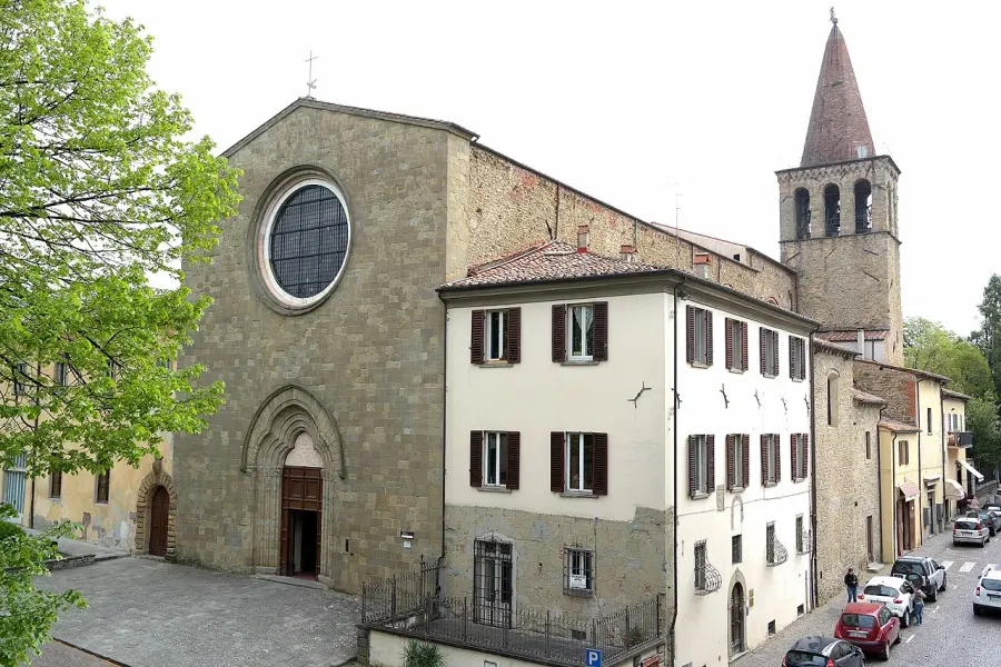La carte Église San Francesco de Sansepolcro