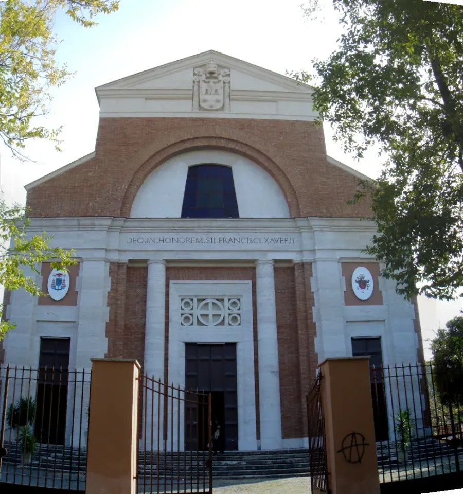 La carte Église San Francesco Saverio alla Garbatella