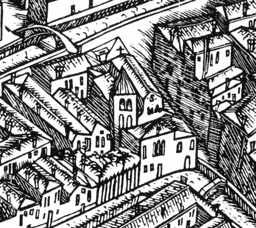 La carte Église San Vio