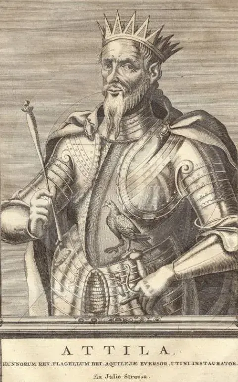 La carte Attila