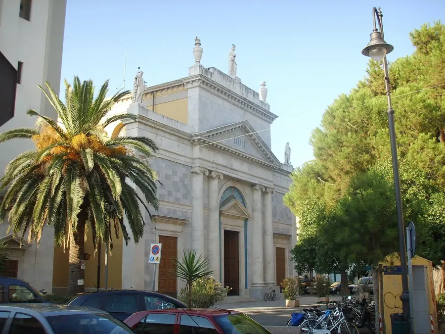 La carte Église Saint-André de Viareggio