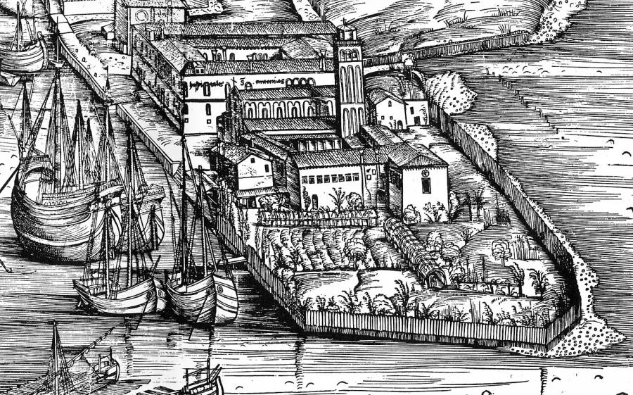 La carte Église Sant'Antonio Abate de Venise