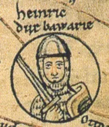 La carte Henri Ier