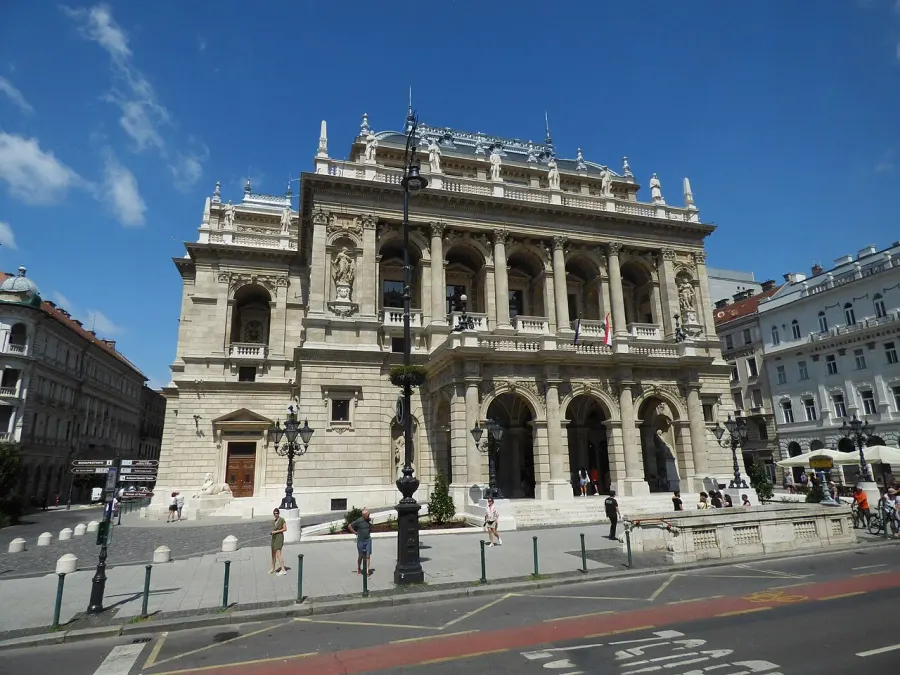 La carte Opéra d'État hongrois
