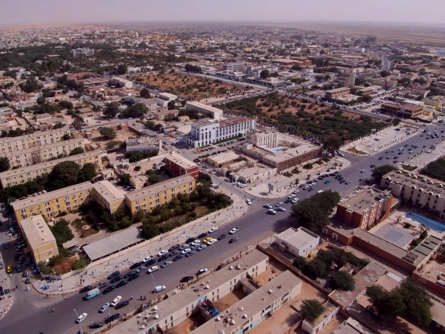 La carte Nouakchott