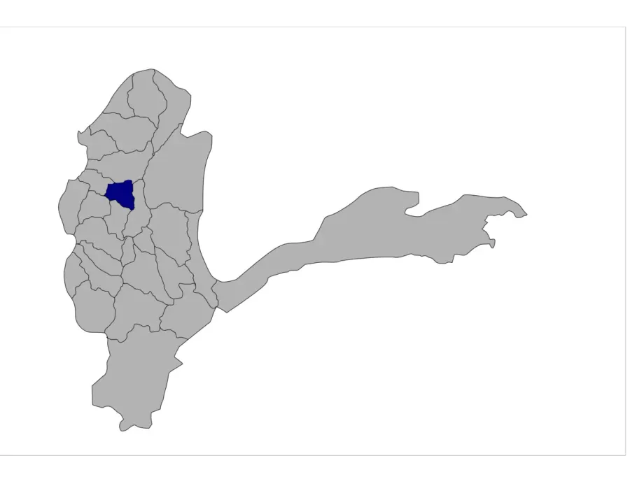 La carte Kohistan