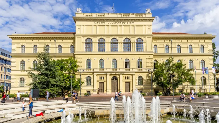 La carte Université de Szeged