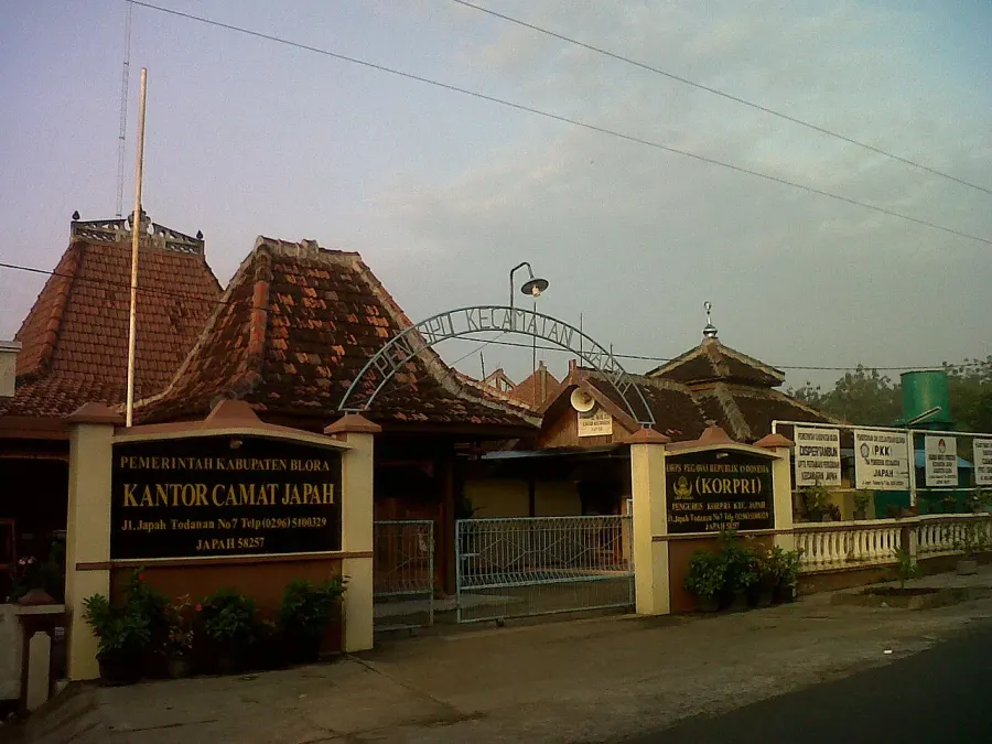 La carte Kecamatan