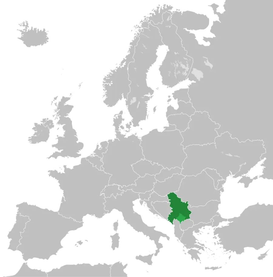 The Serbia and Montenegro card