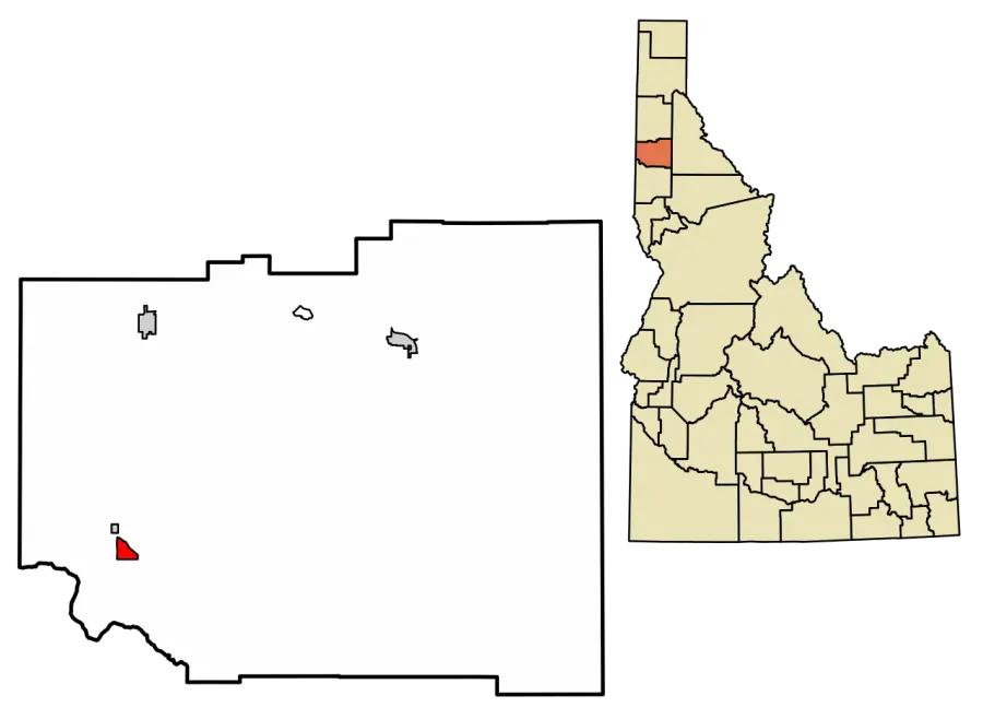 The De Smet, Idaho card