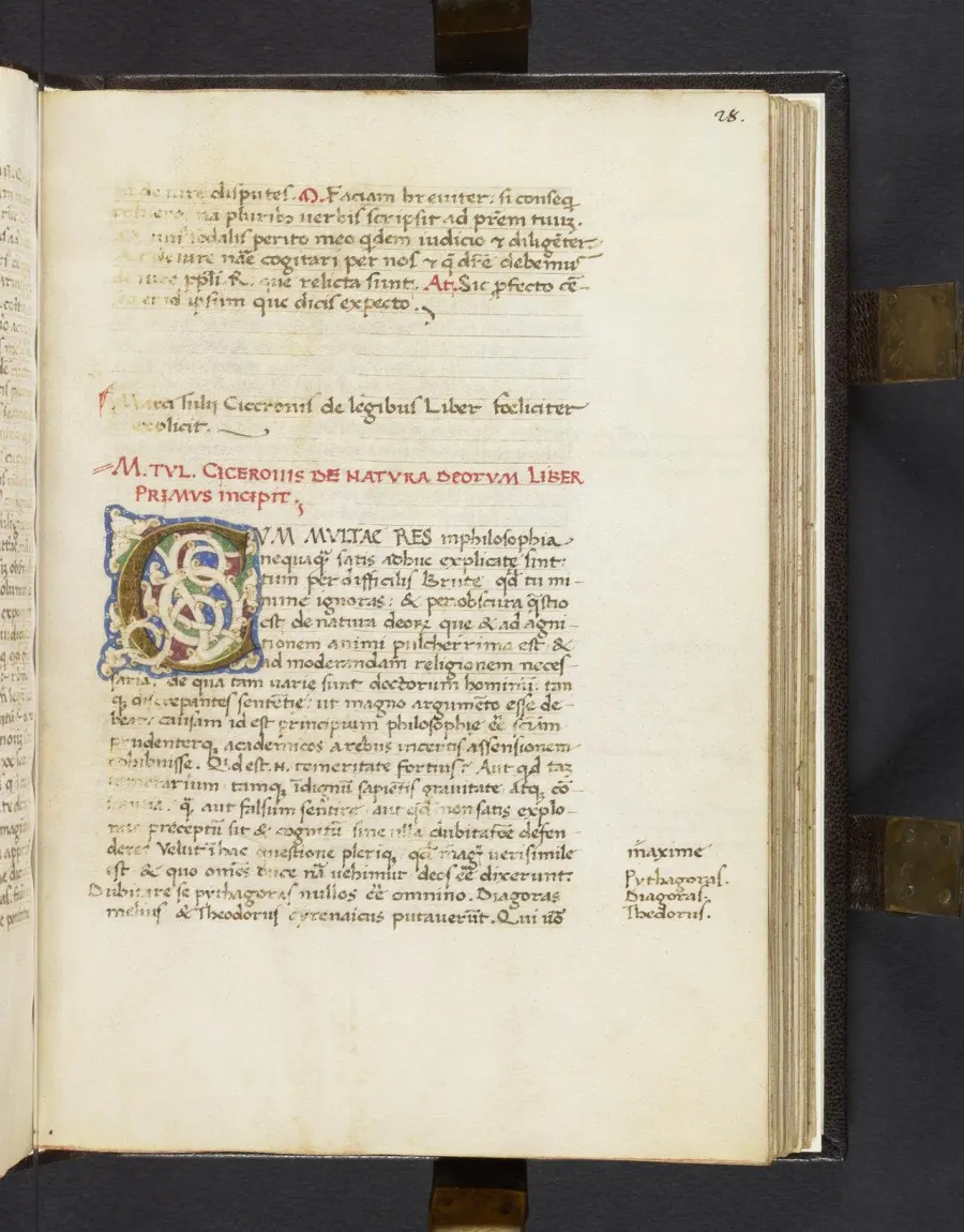 The De Natura Deorum card