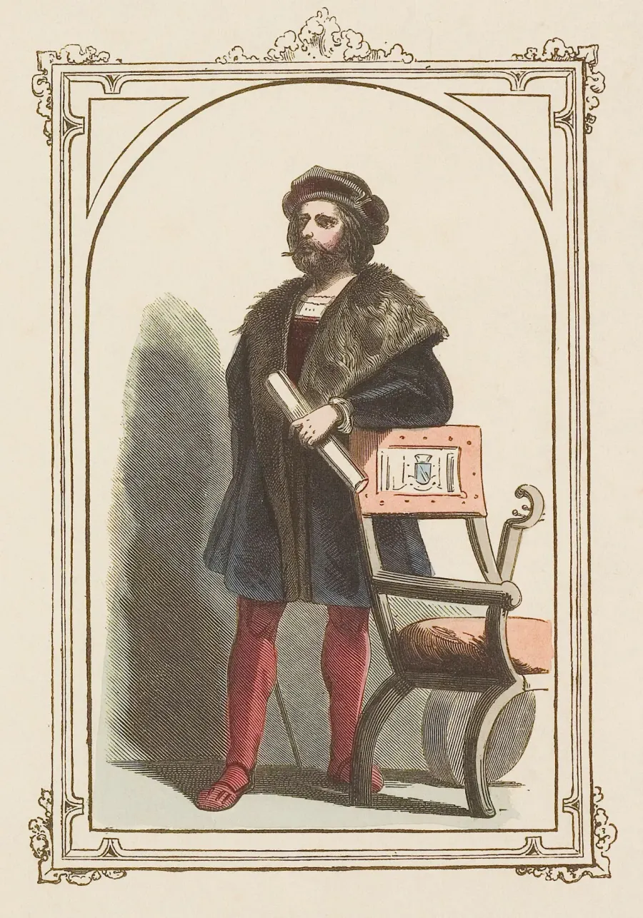 The Pierre de la Rue card