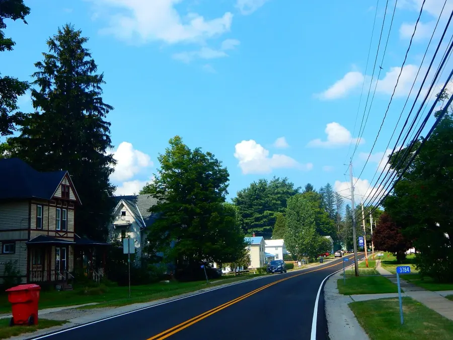 The Hinsdale, New York card