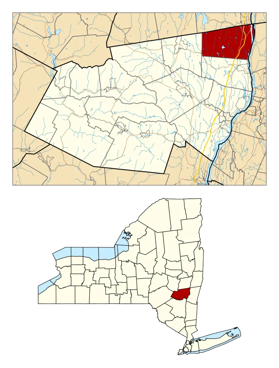 The New Baltimore, New York card