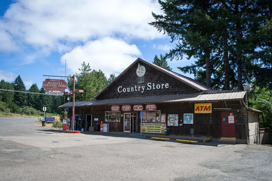 The Blodgett, Oregon card