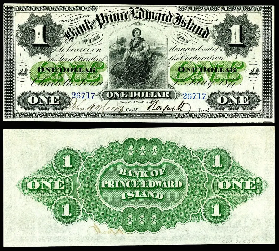 La carte Dollar de l'Île-du-Prince-Édouard