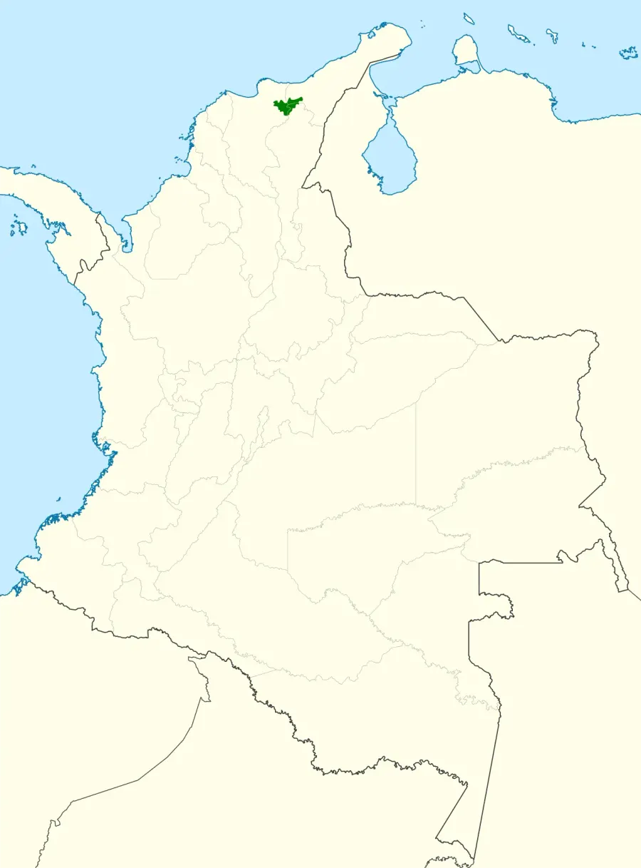La carte Troglodyte des Santa Marta