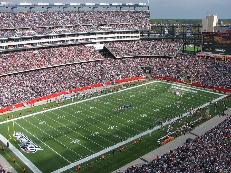 La carte Gillette Stadium
