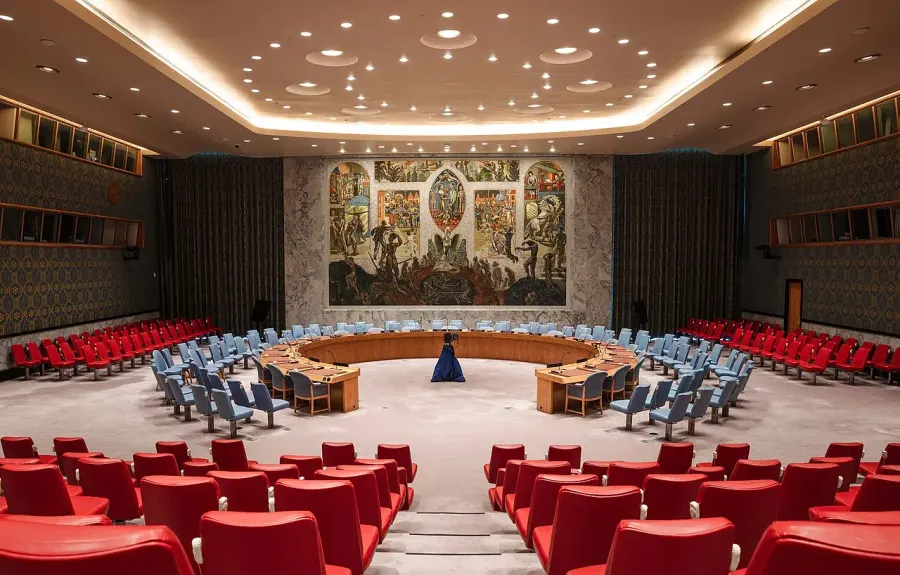 La carte Conseil de sécurité des Nations unies