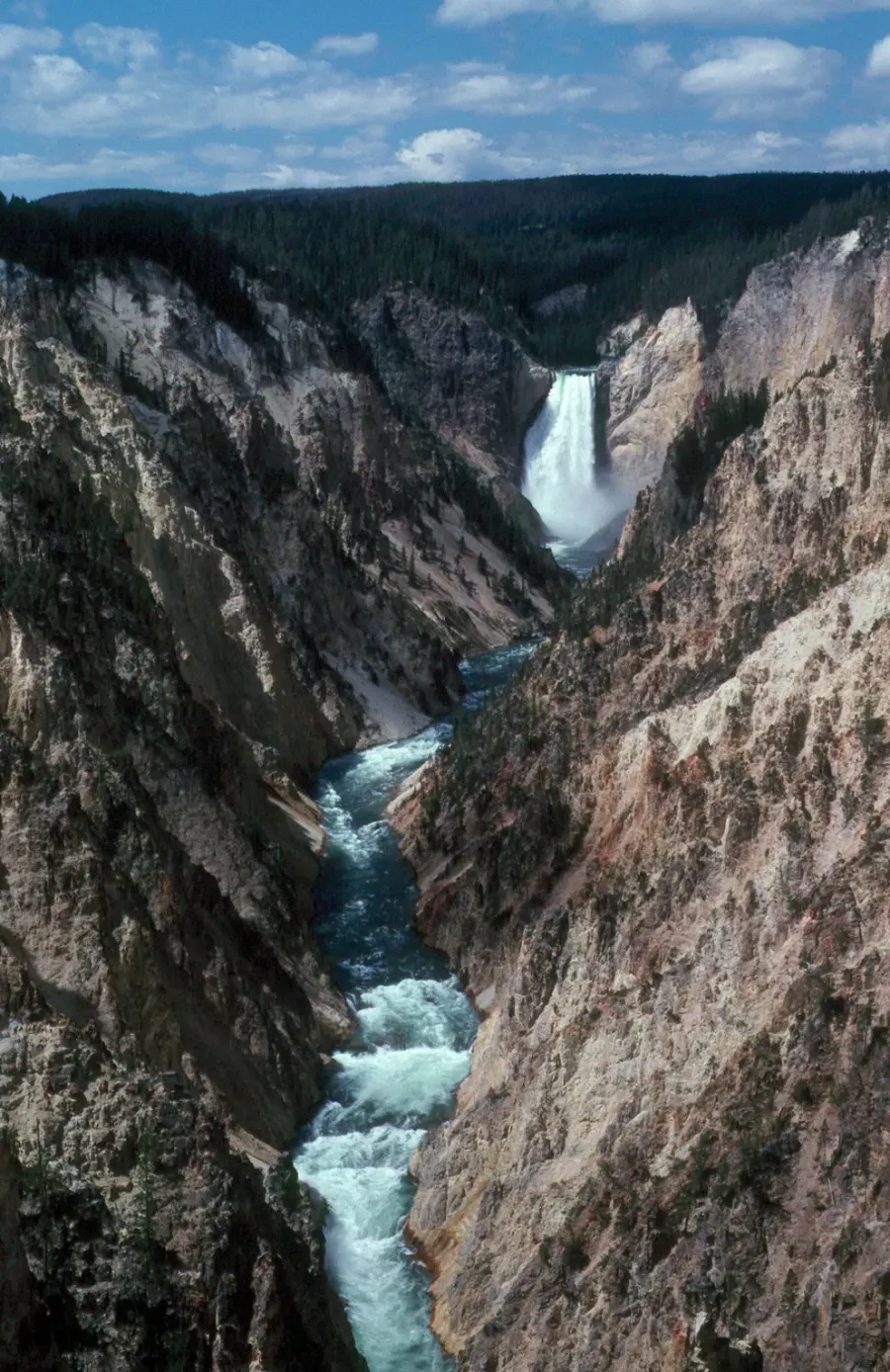La carte Yellowstone