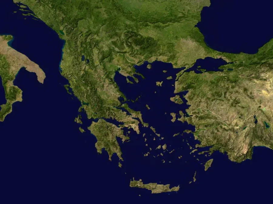 La carte Mer Ionienne