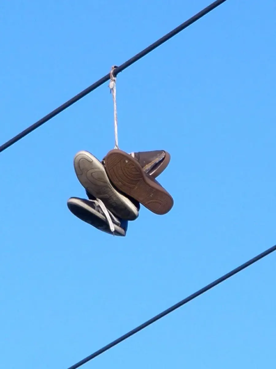 The Shoe throwing card