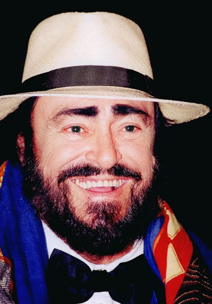 La carte Luciano Pavarotti