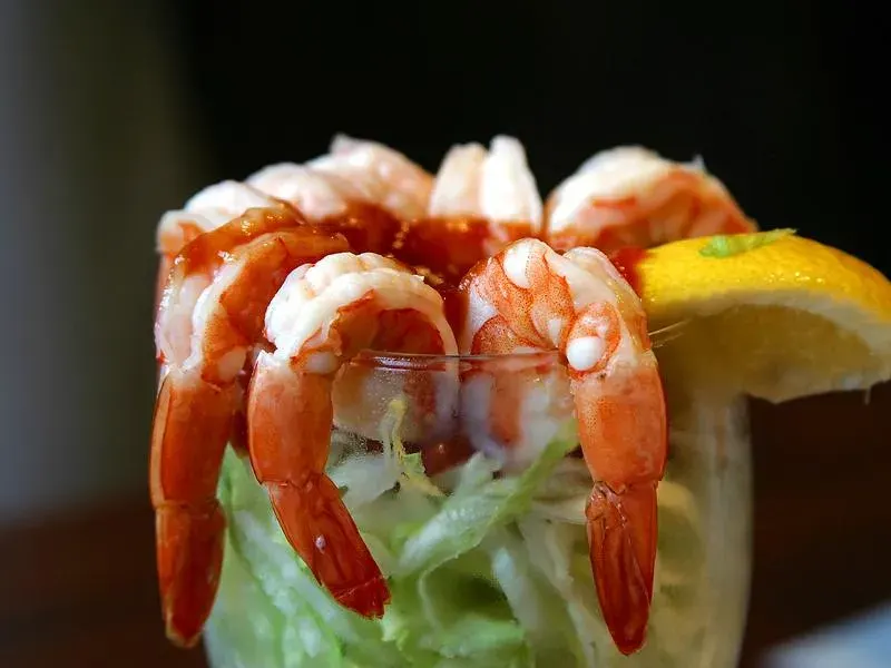 La carte Cocktail de crevettes