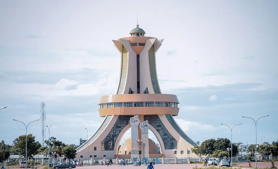La carte Ouagadougou