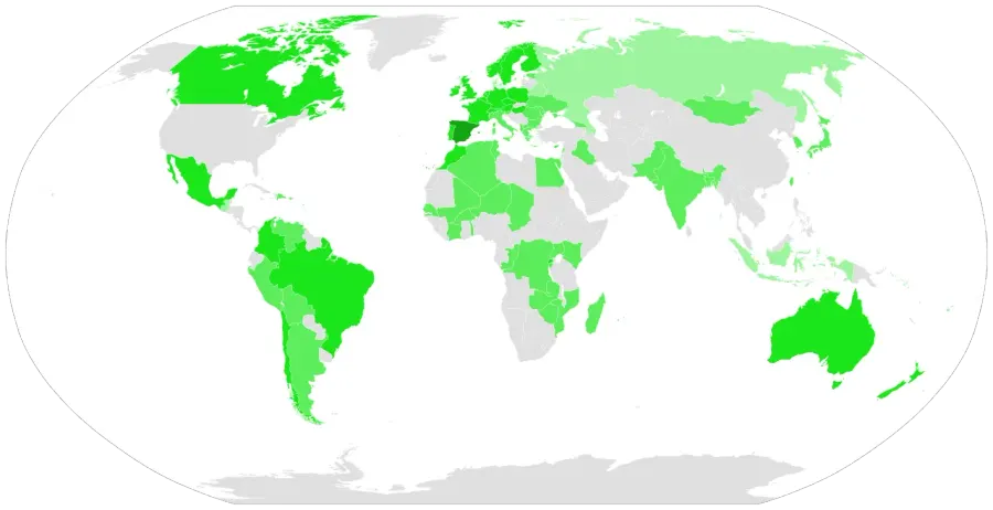 La carte Parti vert