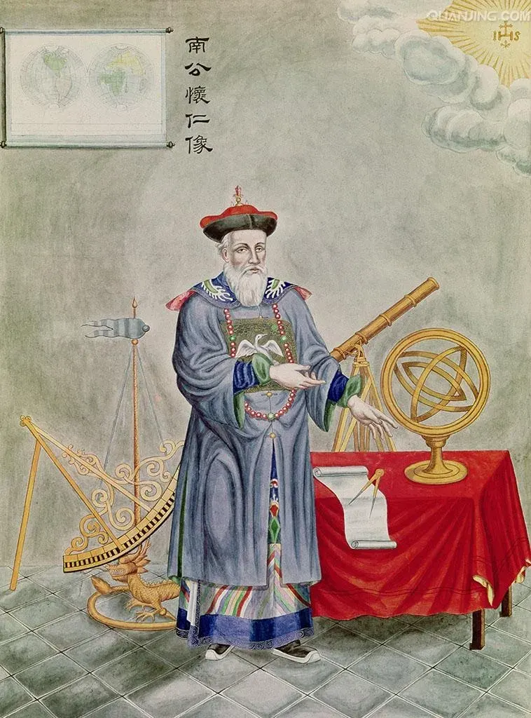 La carte Ferdinand Verbiest