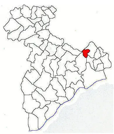 La carte Colibași