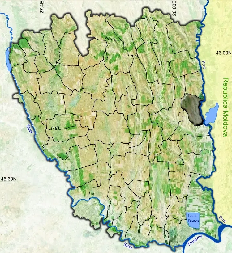 La carte Vlădești