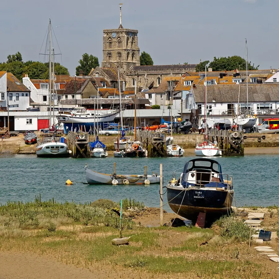 La carte District d'Adur