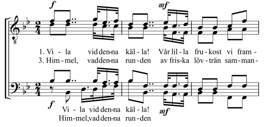 La carte Arrangement