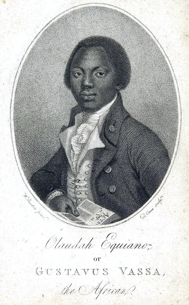 La carte Olaudah Equiano