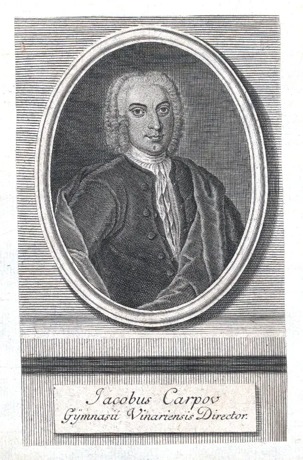 La carte Jakob Carpov
