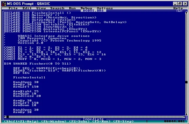 La carte QBasic