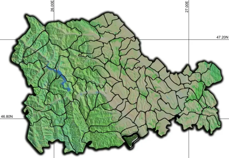 La carte Cândești