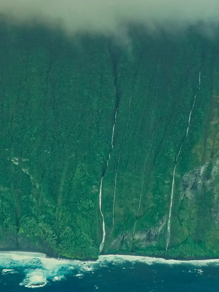 La carte Chutes Oloʻupena