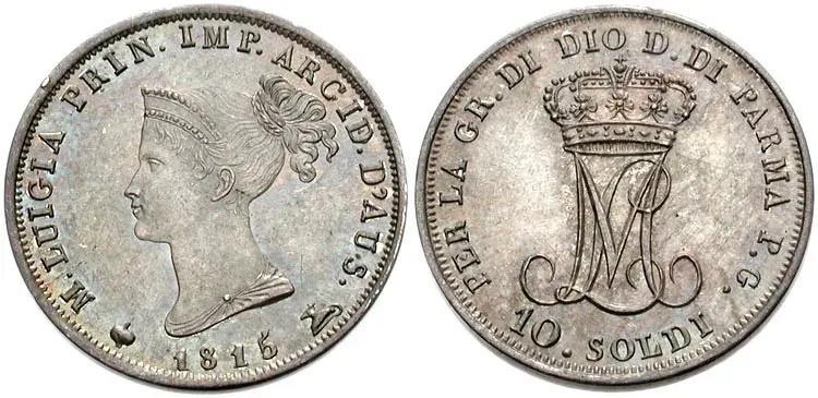 La carte Lire de Parme