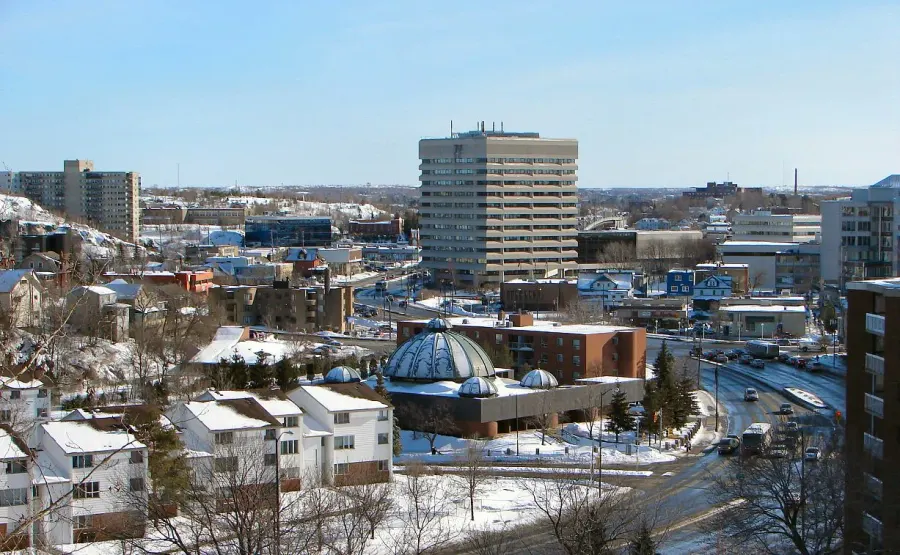 La carte Grand Sudbury
