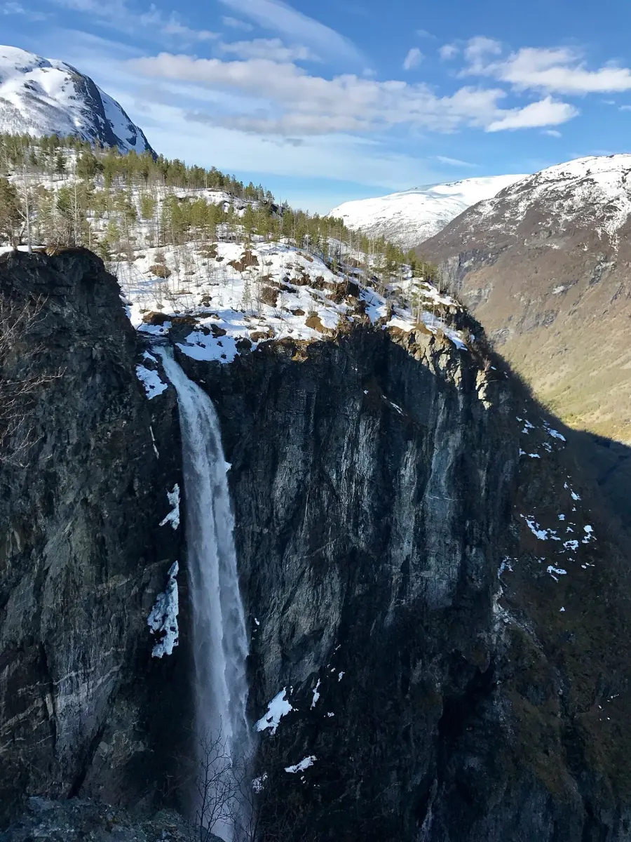 La carte Vettisfossen