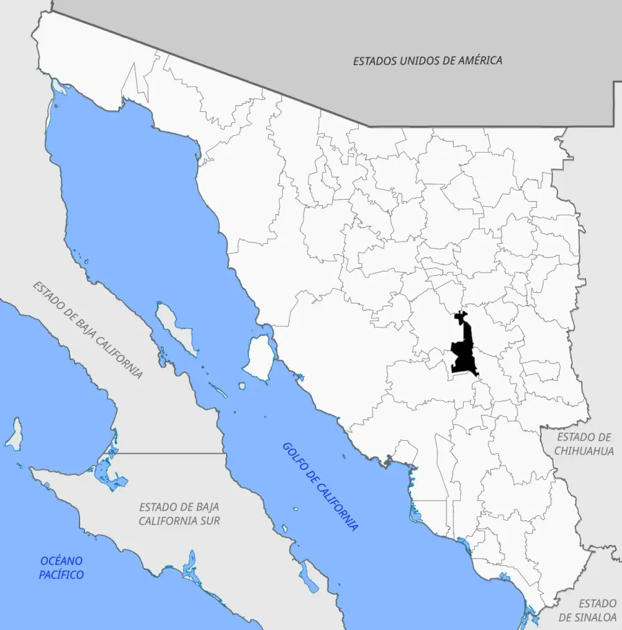La carte Villa Pesqueira