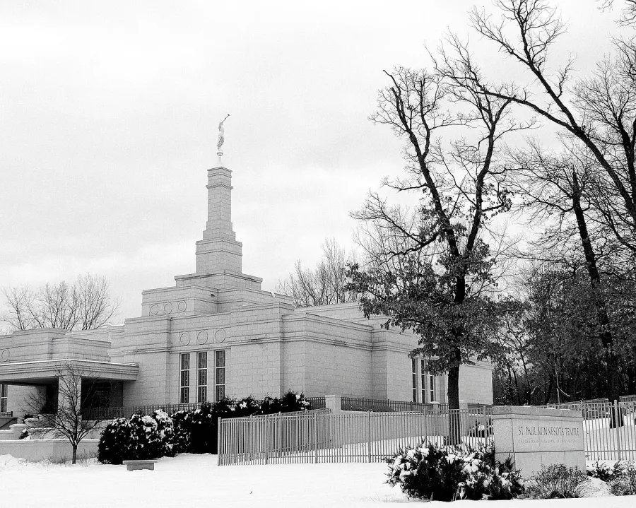 The St. Paul Minnesota Temple card