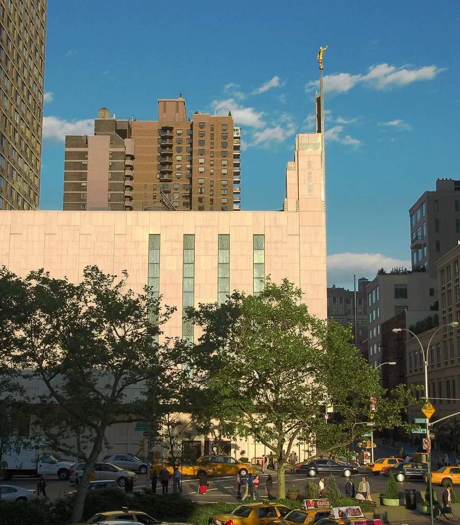 La carte Temple mormon de Manhattan