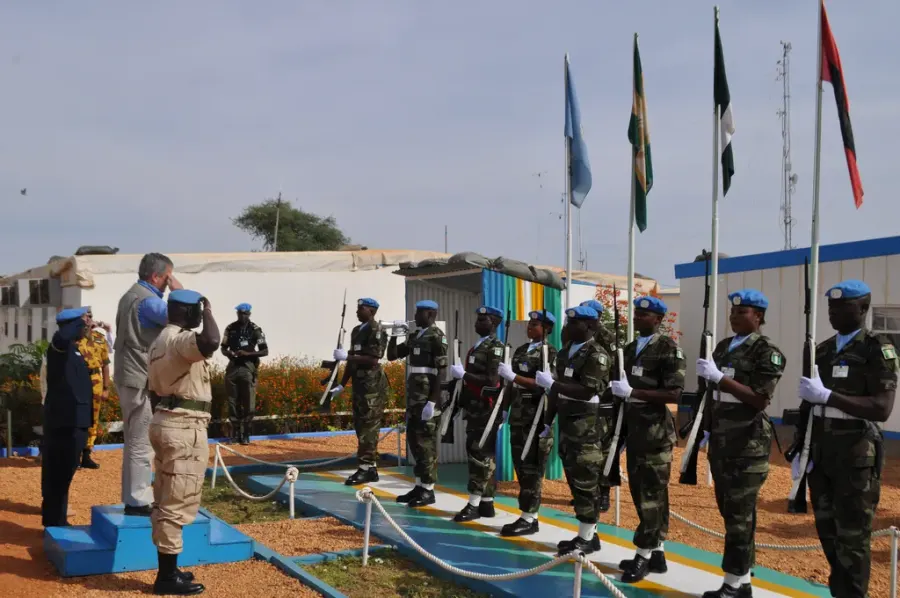 La carte Mission conjointe des Nations unies et de l'Union africaine au Darfour